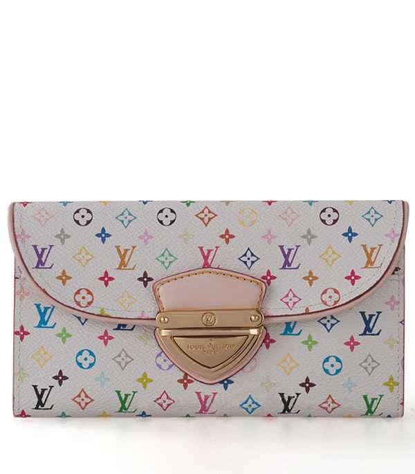1:1 Copy Louis Vuitton Monogram Multicolore Eugenie Wallet N93736 Replica